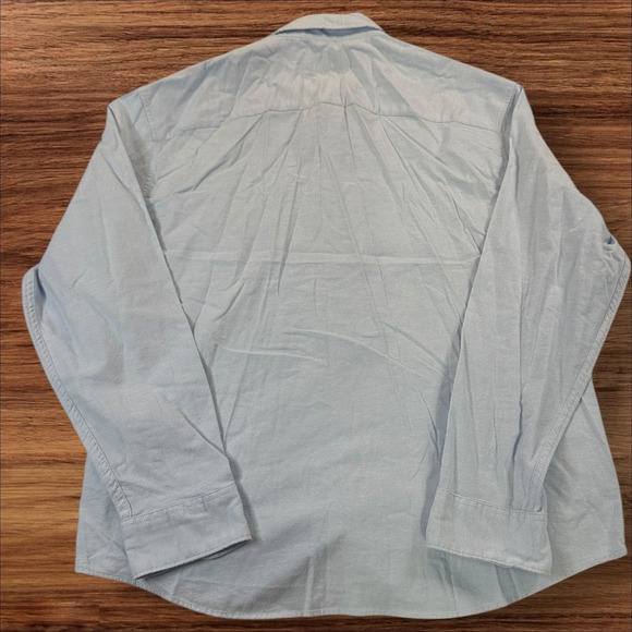 Vintage Abercrombie‎ & Fitch Mens Light Blue Long Sleeve Button Down Shirt - Picture 6 of 6
